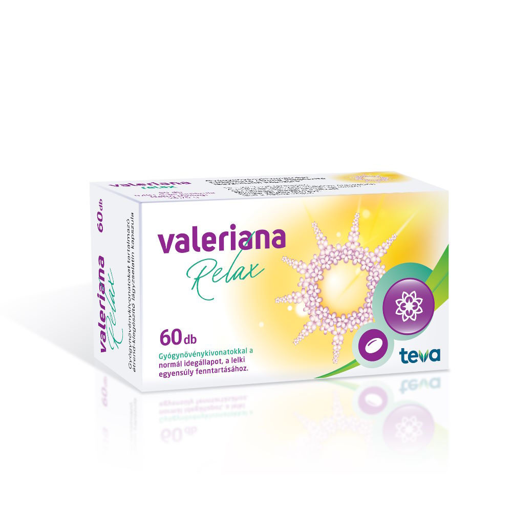 Valeriana Relax Gyógynövénykivonat kapszula 60x