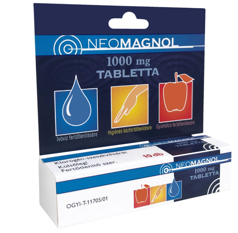 Neomagnol 1000mg tabletta 10x 