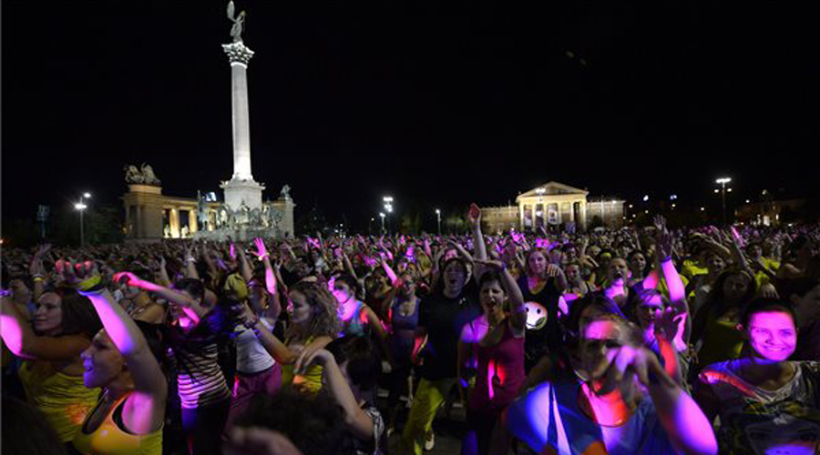 A tavalyi Mozgás Éjszakája (Fotó: MTI/Illyés Tibor)