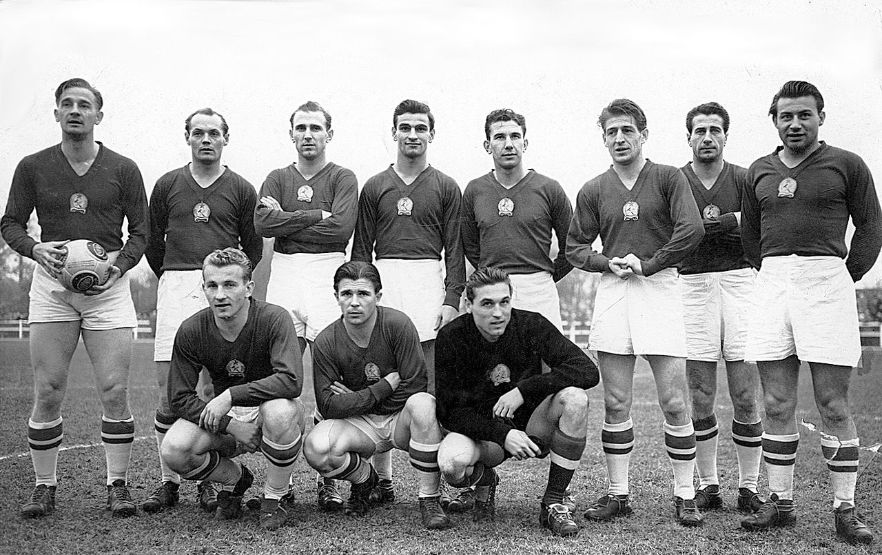 Az Aranycsapat 1953-ben, Fotó: Wikipédia