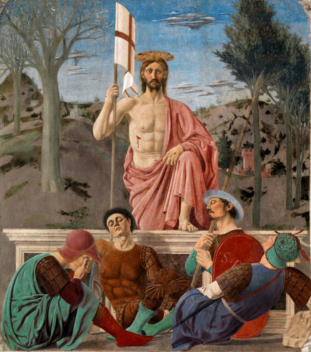 Piero della Francesca festménye Jézus Krisztus feltámadásáról